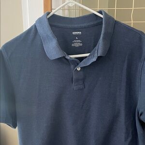 Sonoma Men's Deep Blue Polo Shirt
